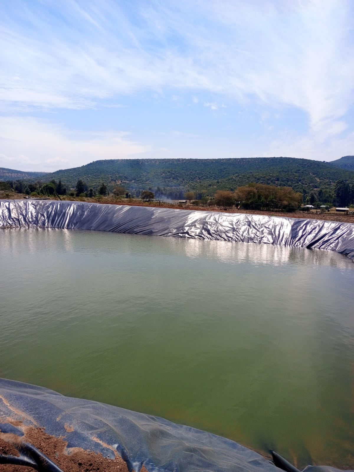 Dam Liner Aligning
